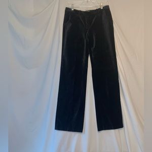 Max Studio Black Velvet Pants Size 6